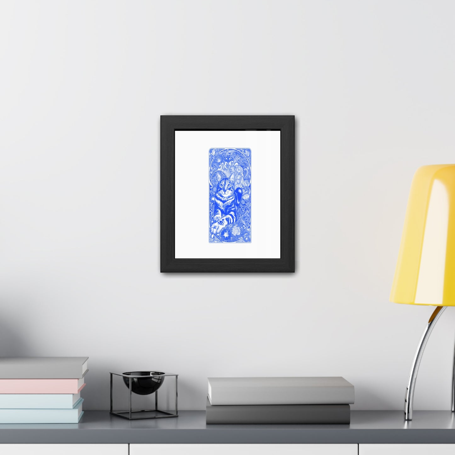 Art Nouveaux Cat Framed Posters