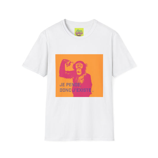 Philosophical Monkey Unisex Softstyle T-Shirt