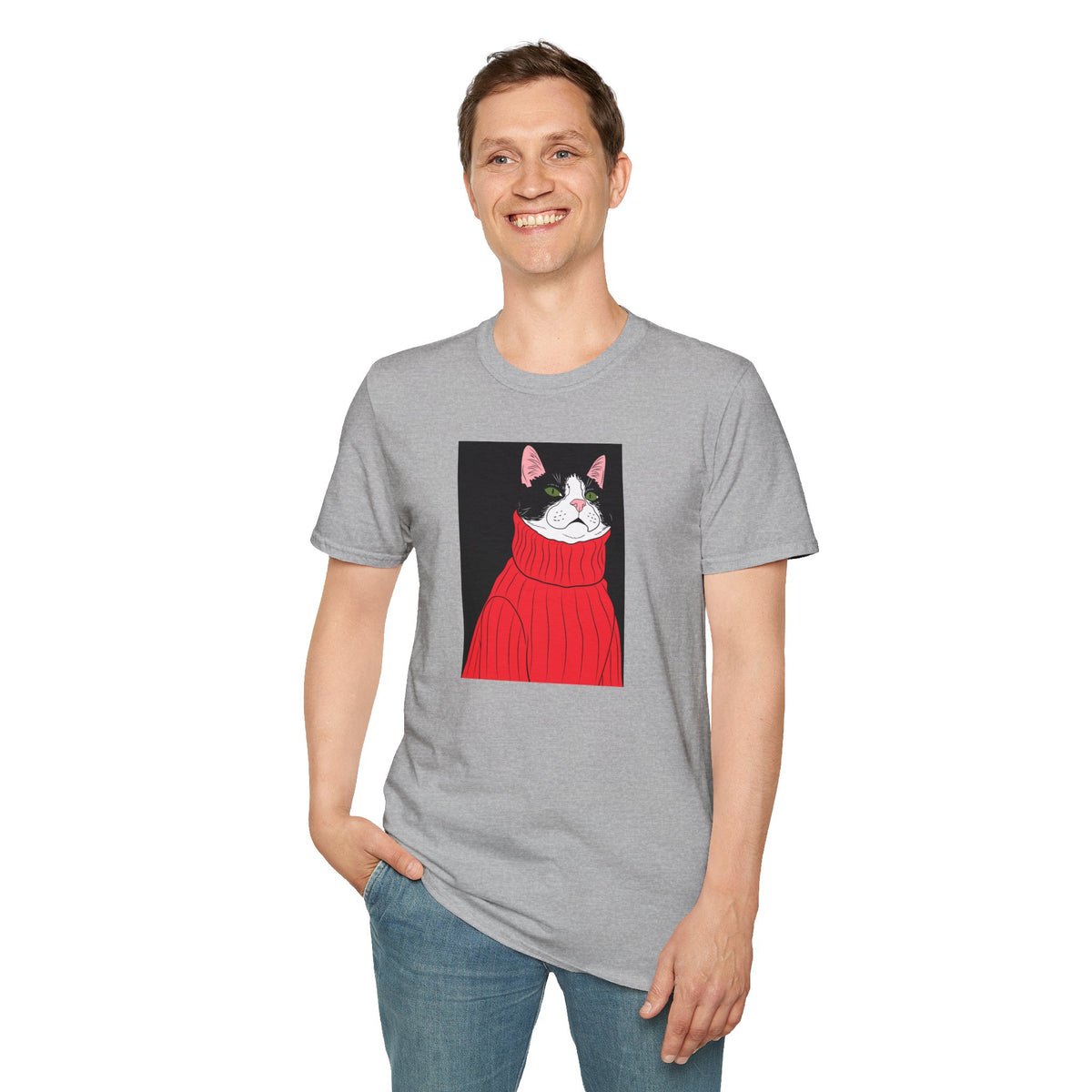 Lazy Cat Unisex Softstyle T-Shirt