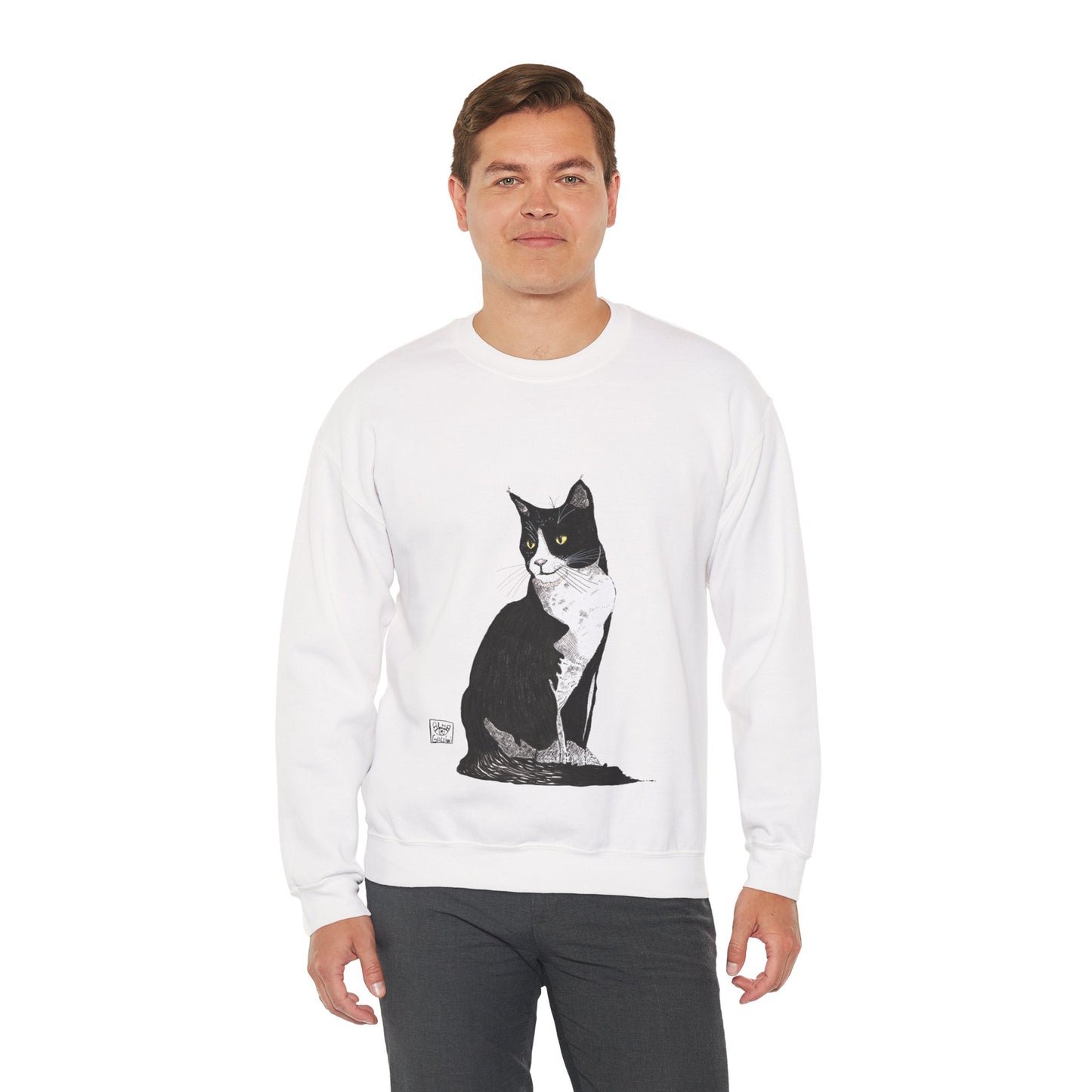 Cat Lover's Crewneck Sweatshirt - Cozy Unisex Design