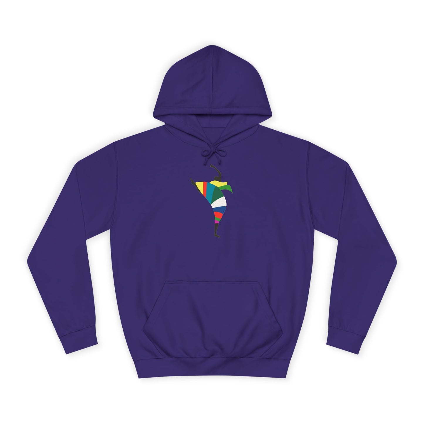 Colorful Dancer Unisex College Hoodie - Stylish Daily Wear