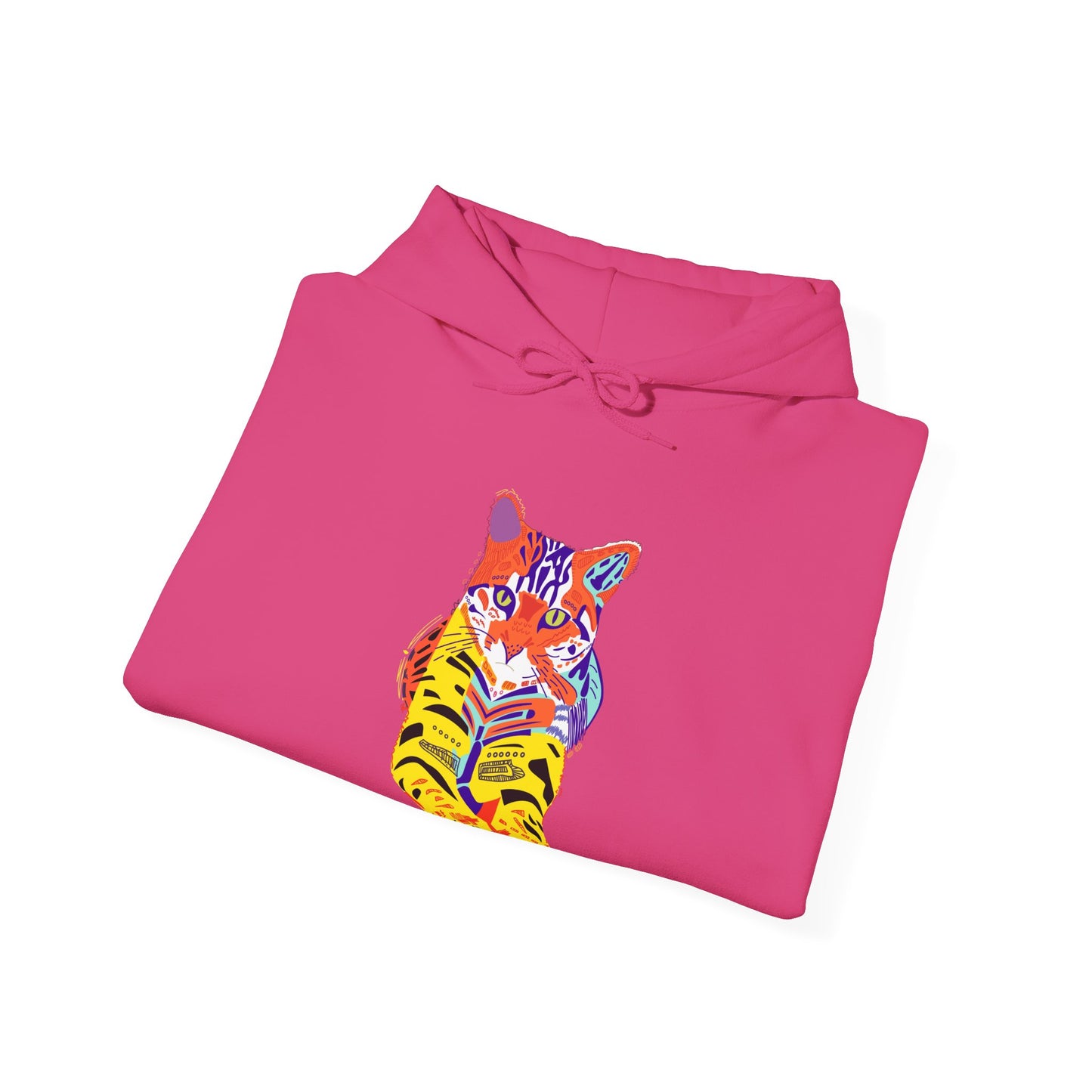 Tiger Cat Unisex Heavy Blend™ Hooded Sweatshirt