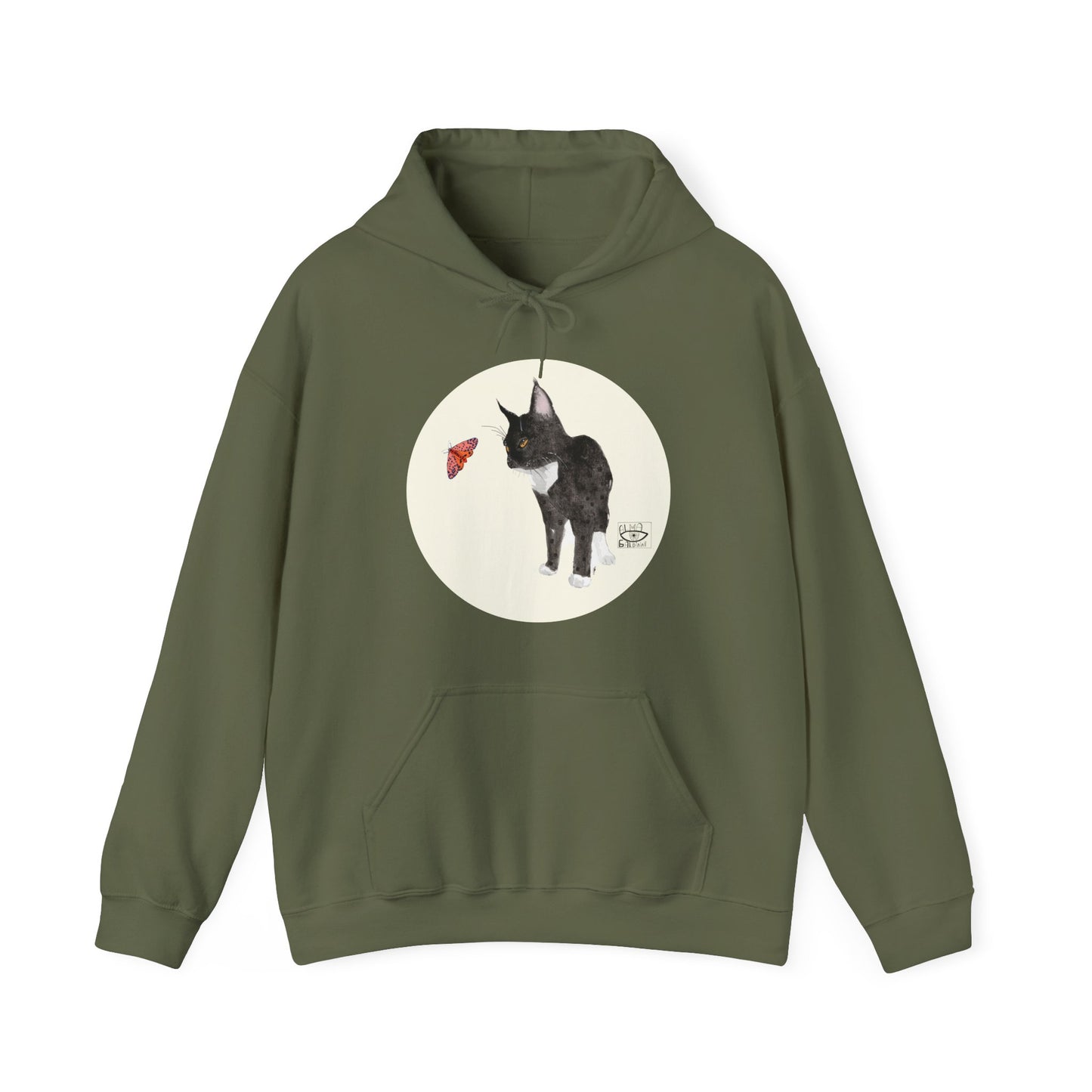Cat-Inspired Heavy Blend Hoodie, Cozy Animal Sweatshirt, Pet Lover Gift, Unisex Graphic Hooded Sweatshirt, Cute Cat Apparel, Perfect [...]