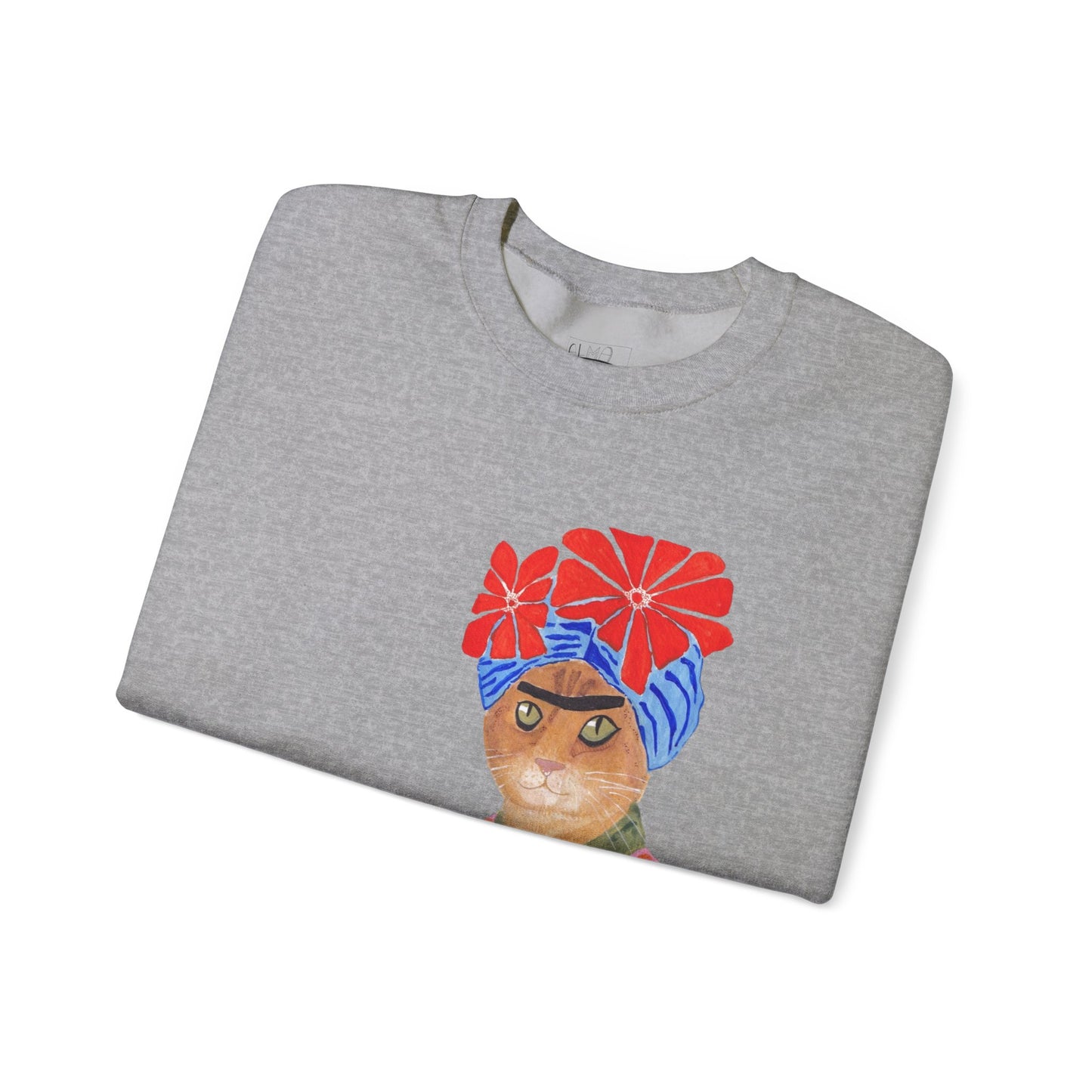 Frida Cat Unisex Heavy Blend™ Crewneck Sweatshirt