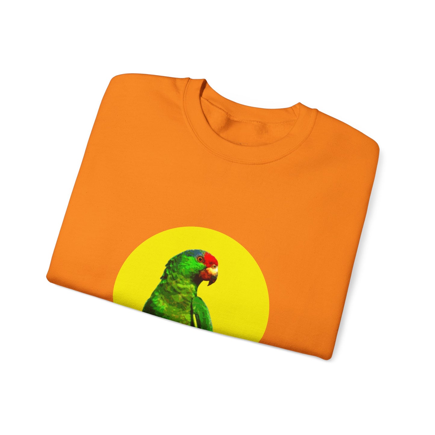 Vibrant Parrot Sweatshirt, Colorful Bird Apparel, Nature Lover Gift, Animal Print Crewneck, Casual Wear, Eco-Friendly Fashion