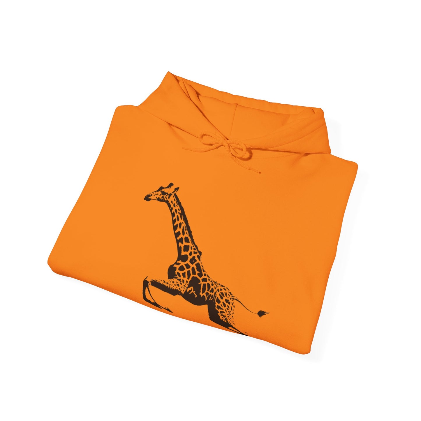 Giraffe Print Hoodie - Cozy Gift for Animal Lovers, Unisex Sweatshirt, Wildlife Fashion, Nature Gift, Unique Apparel