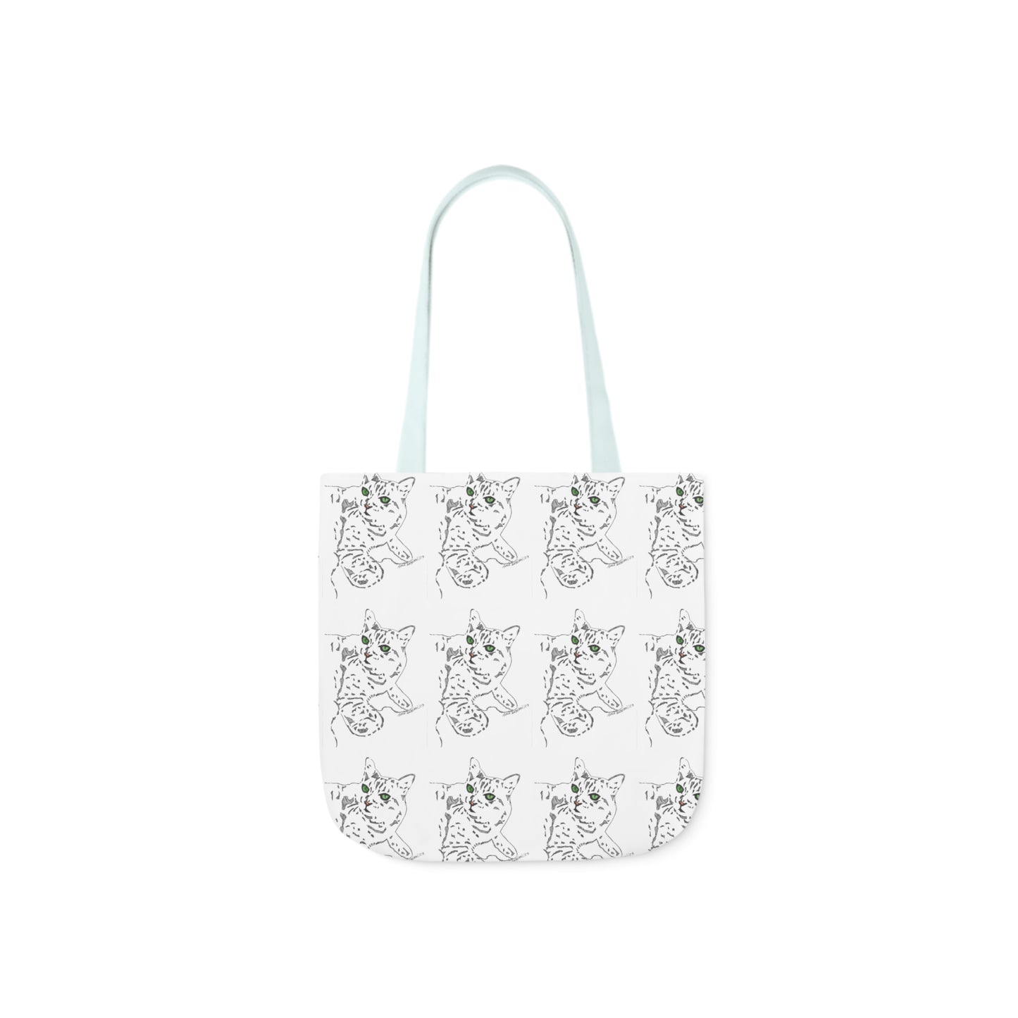 Abstract Cat tote bag