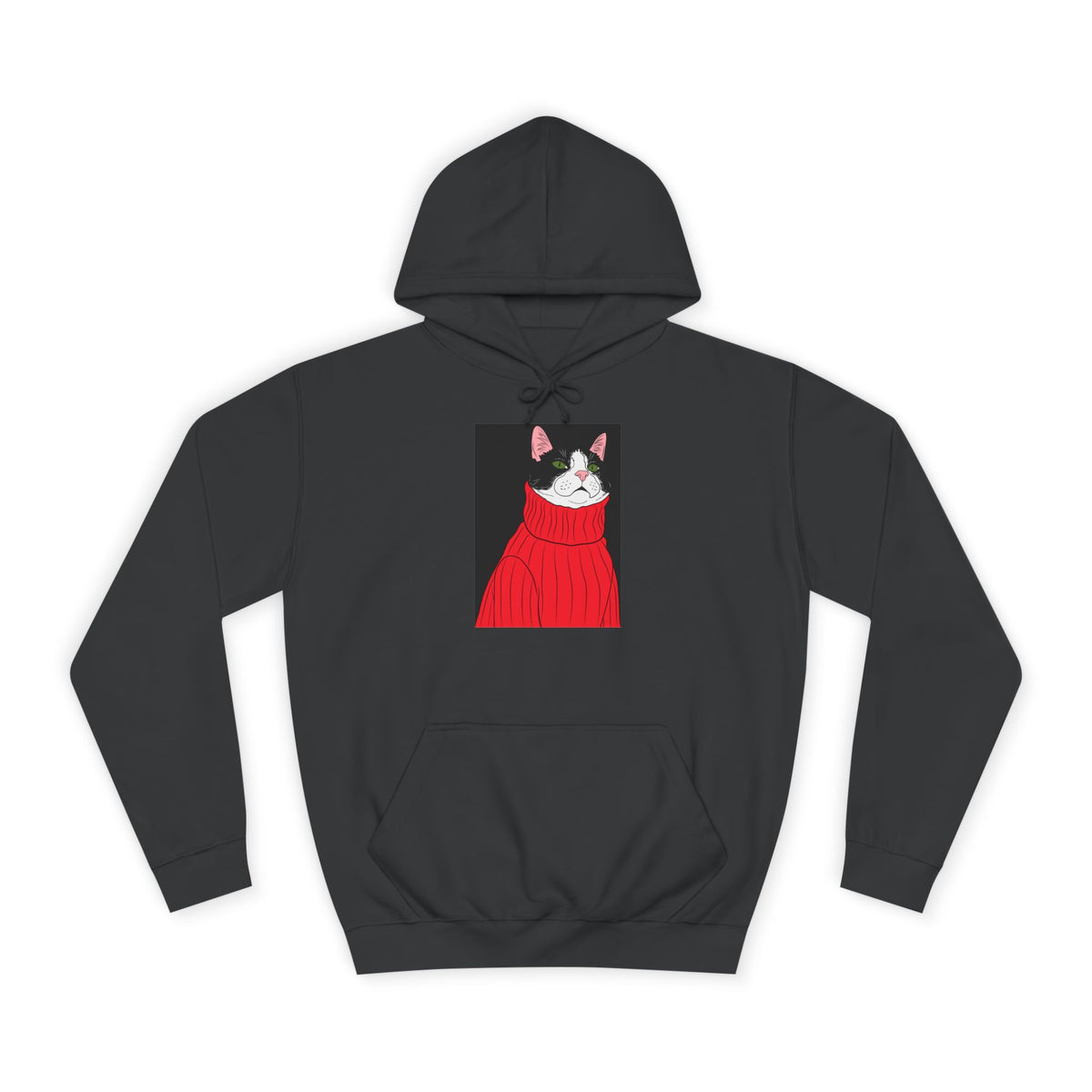 Lazy cat Unisex College Hoodie