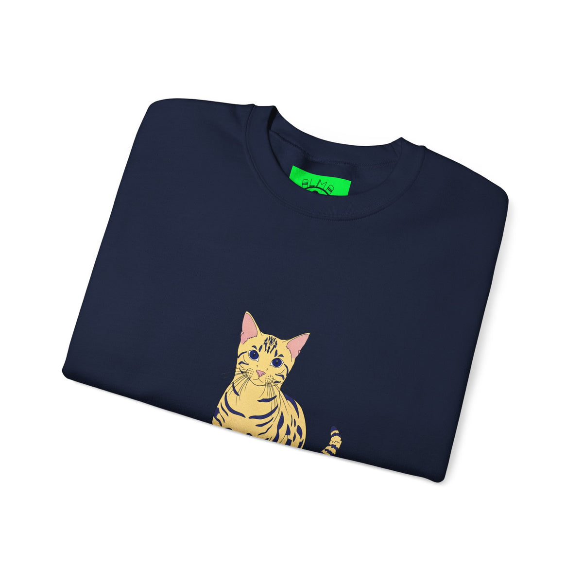 Bengal Cat cartoon Unisex Heavy Blend™ Crewneck Sweatshirt