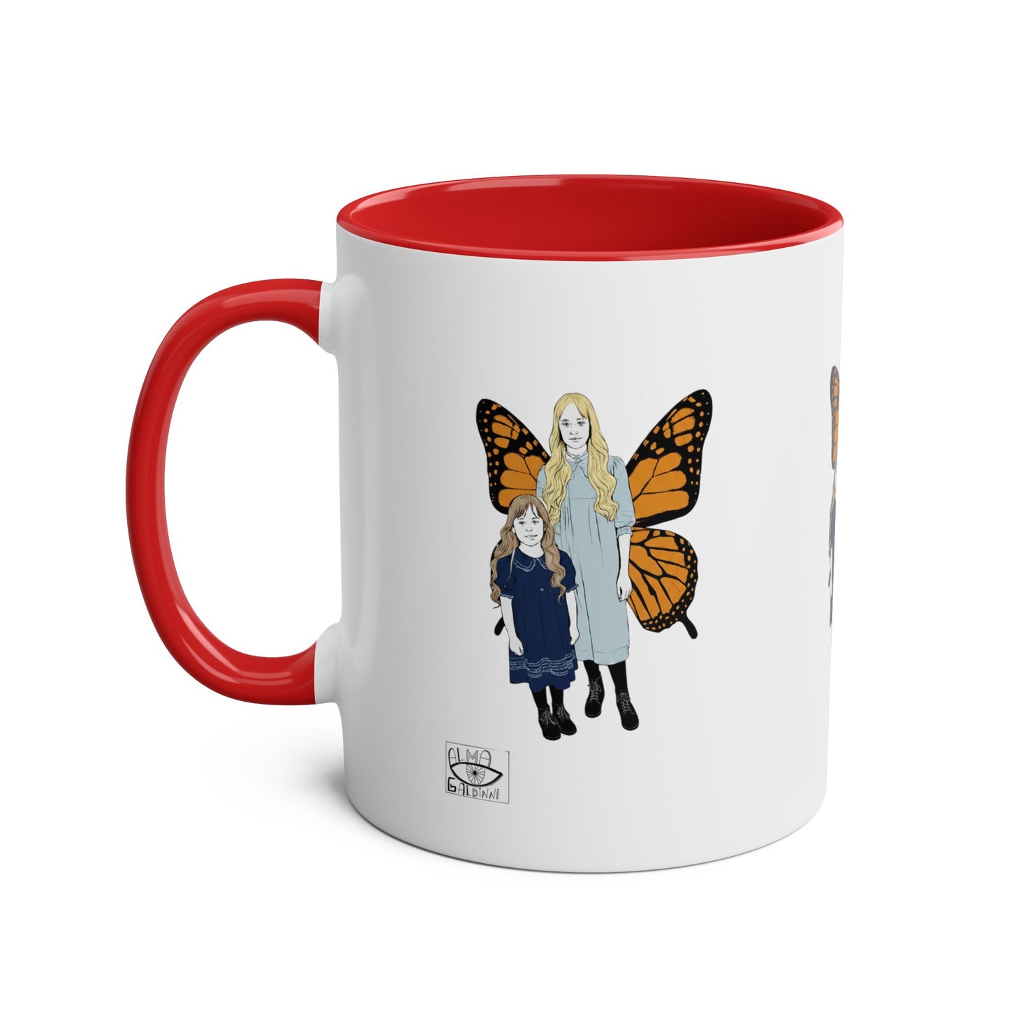 Edwardians children Two-Tone Coffee Mugs, 11oz
