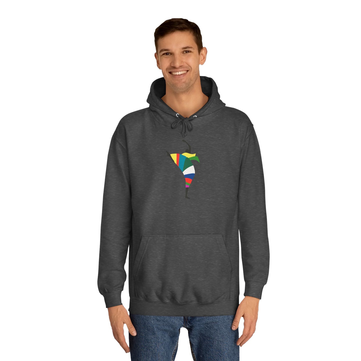 Colorful Dancer Unisex College Hoodie - Stylish Daily Wear