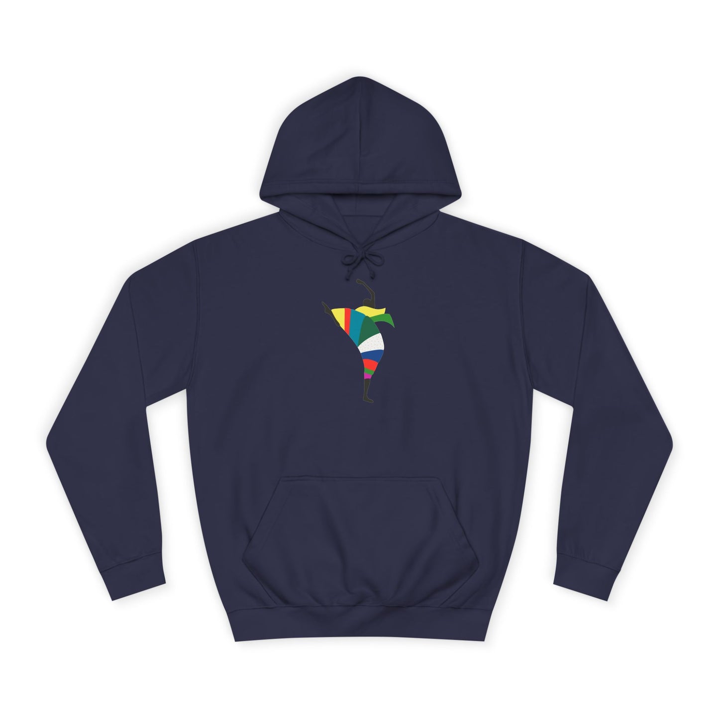 Colorful Dancer Unisex College Hoodie - Stylish Daily Wear