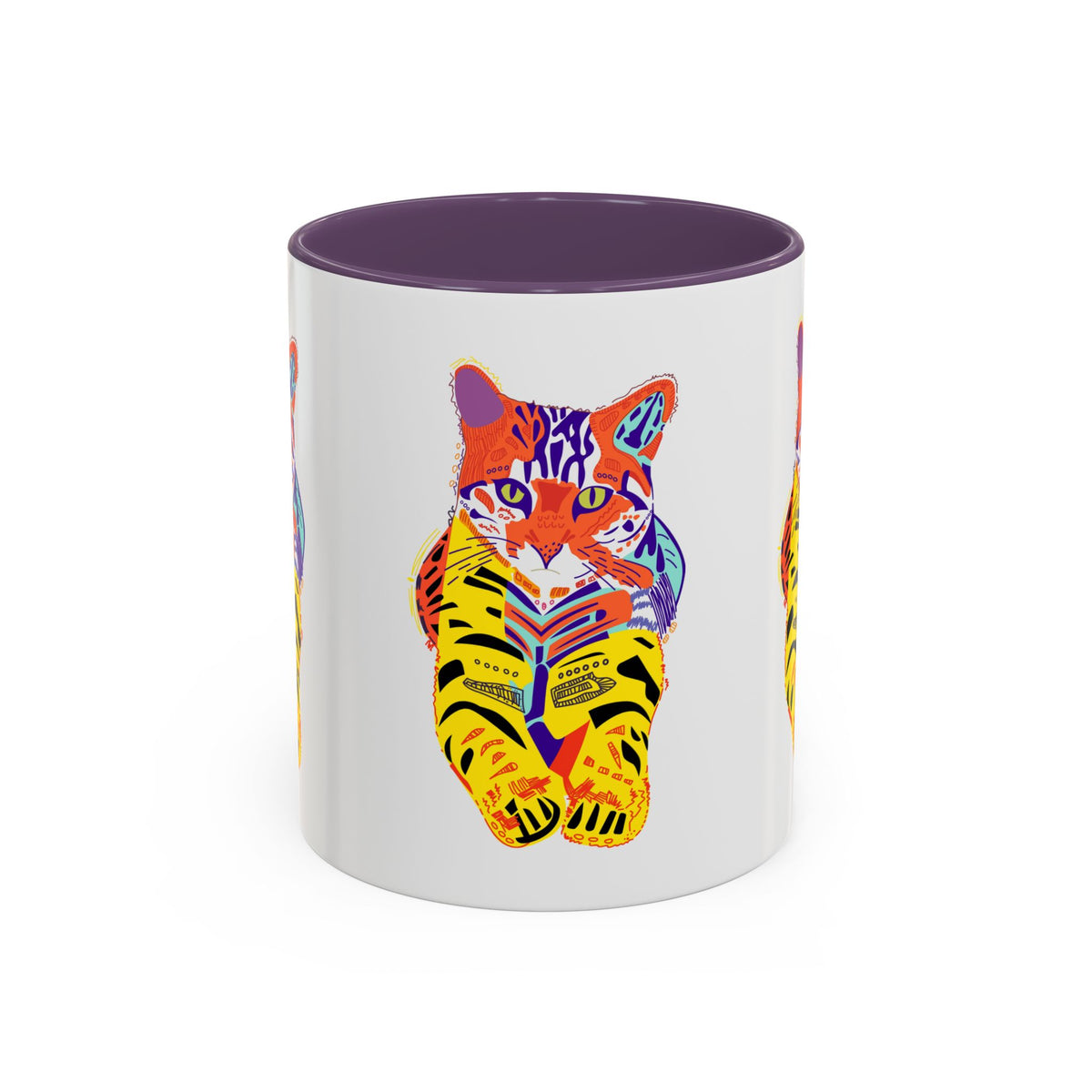 Tiger Cat Accent Coffee Mug (11, 15oz)