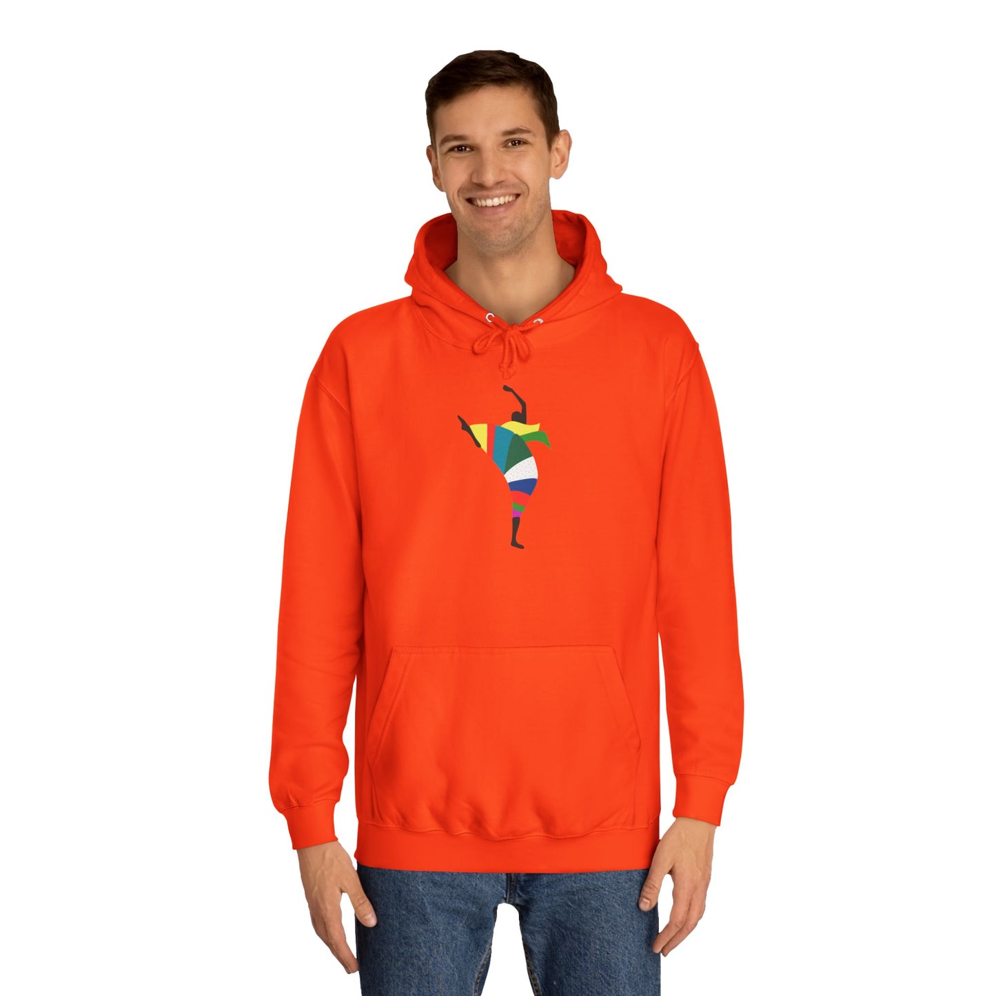 Colorful Dancer Unisex College Hoodie - Stylish Daily Wear