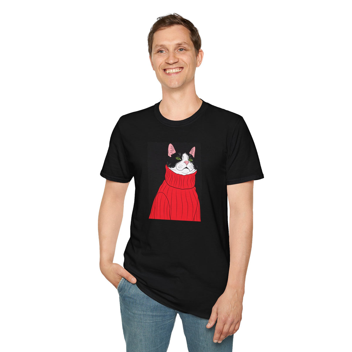 Lazy Cat Unisex Softstyle T-Shirt