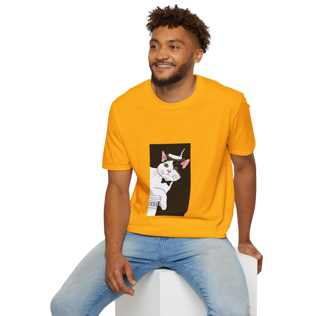 Mister Cat Unisex Softstyle T-Shirt