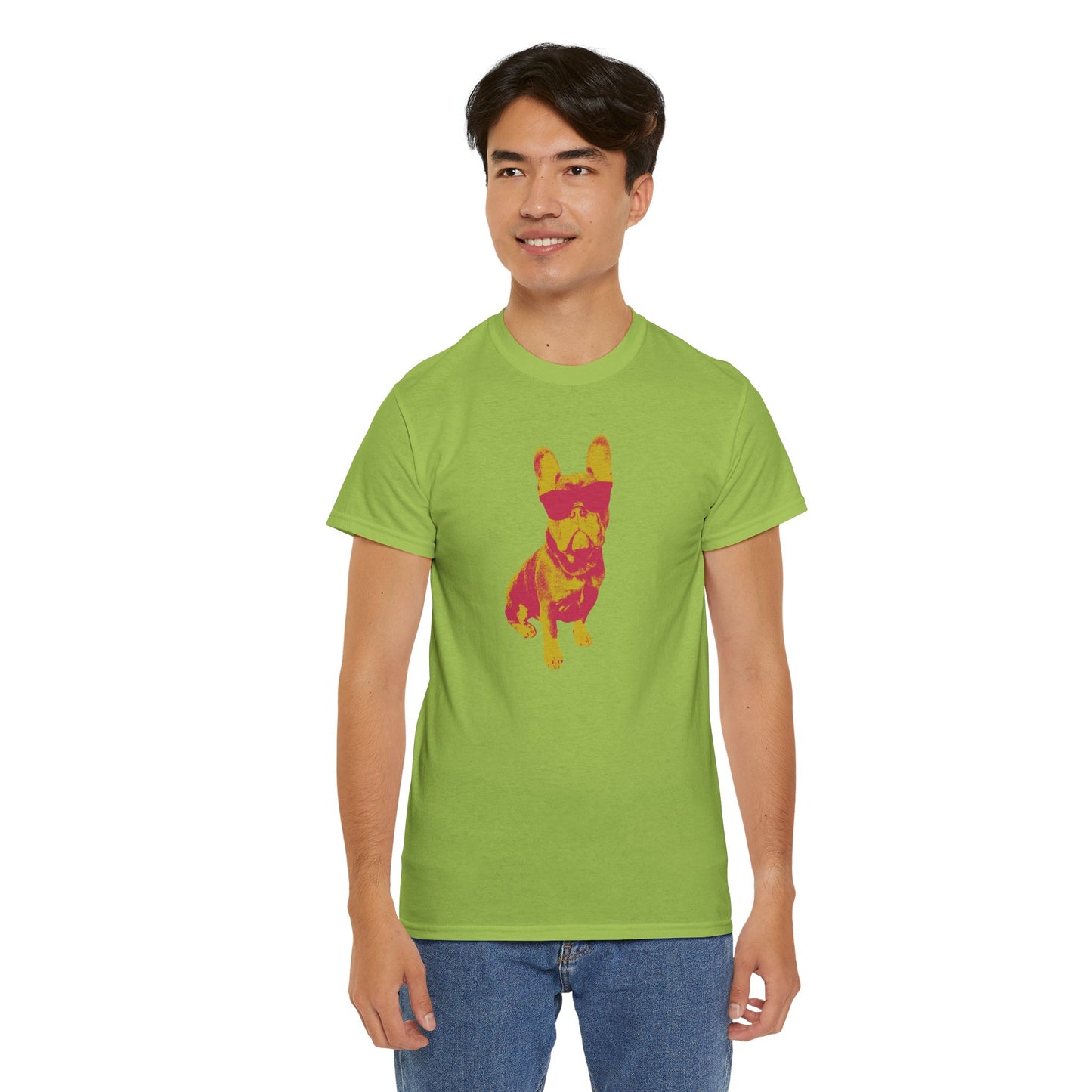 French Buldog Unisex Heavy Cotton Tee
