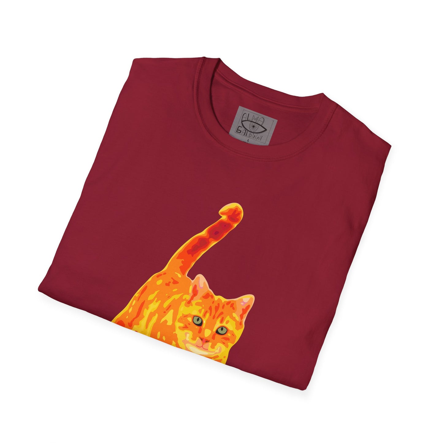 Bright Ginger Cat Unisex Softstyle T-Shirt