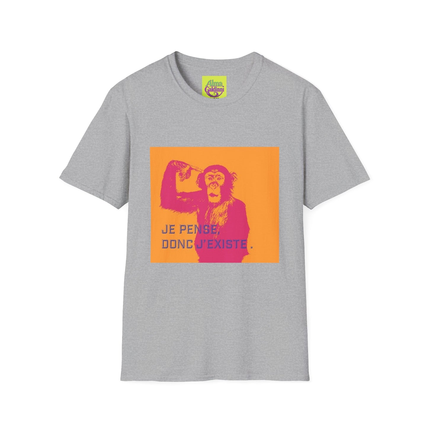 Philosophical Monkey Unisex Softstyle T-Shirt