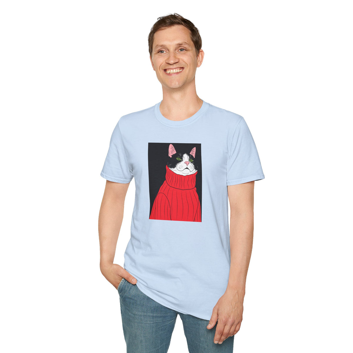 Lazy Cat Unisex Softstyle T-Shirt