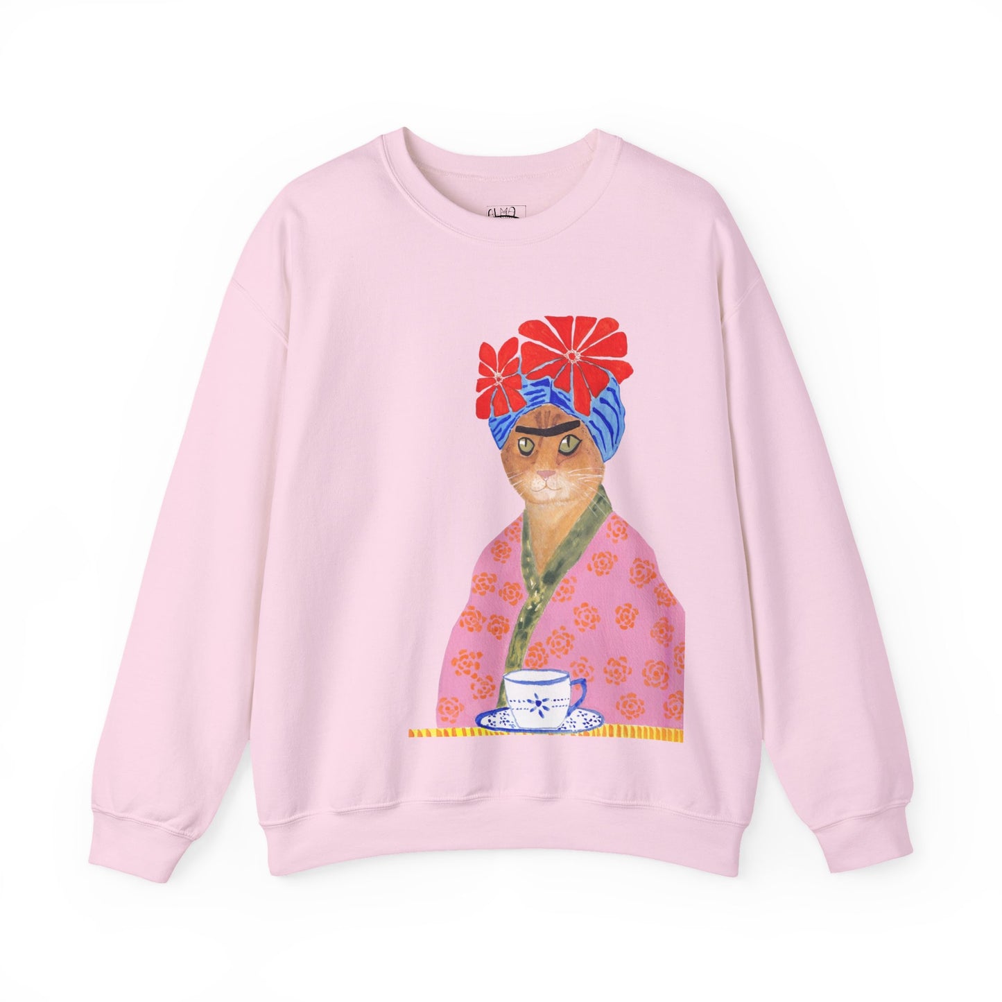 Frida Cat Unisex Heavy Blend™ Crewneck Sweatshirt