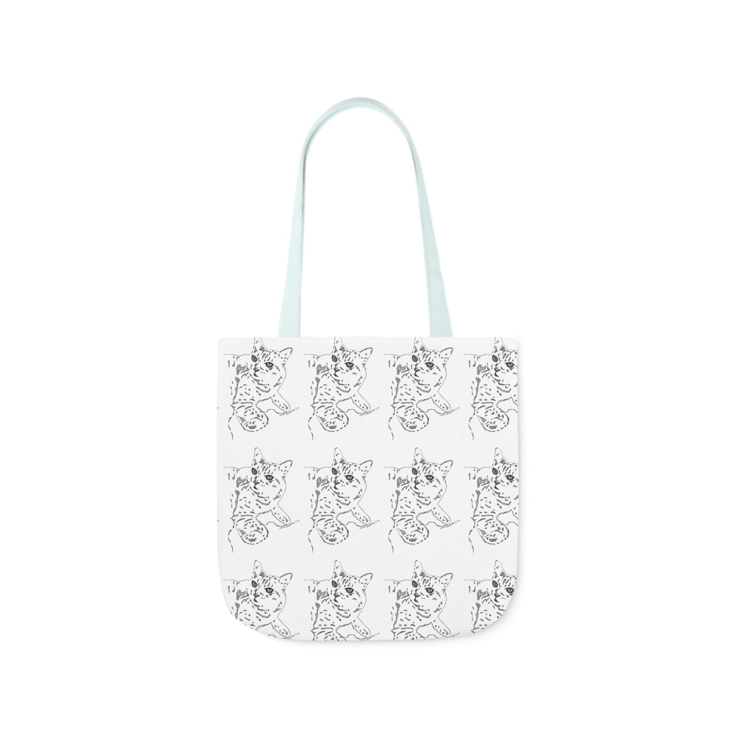 Abstract Cat tote bag