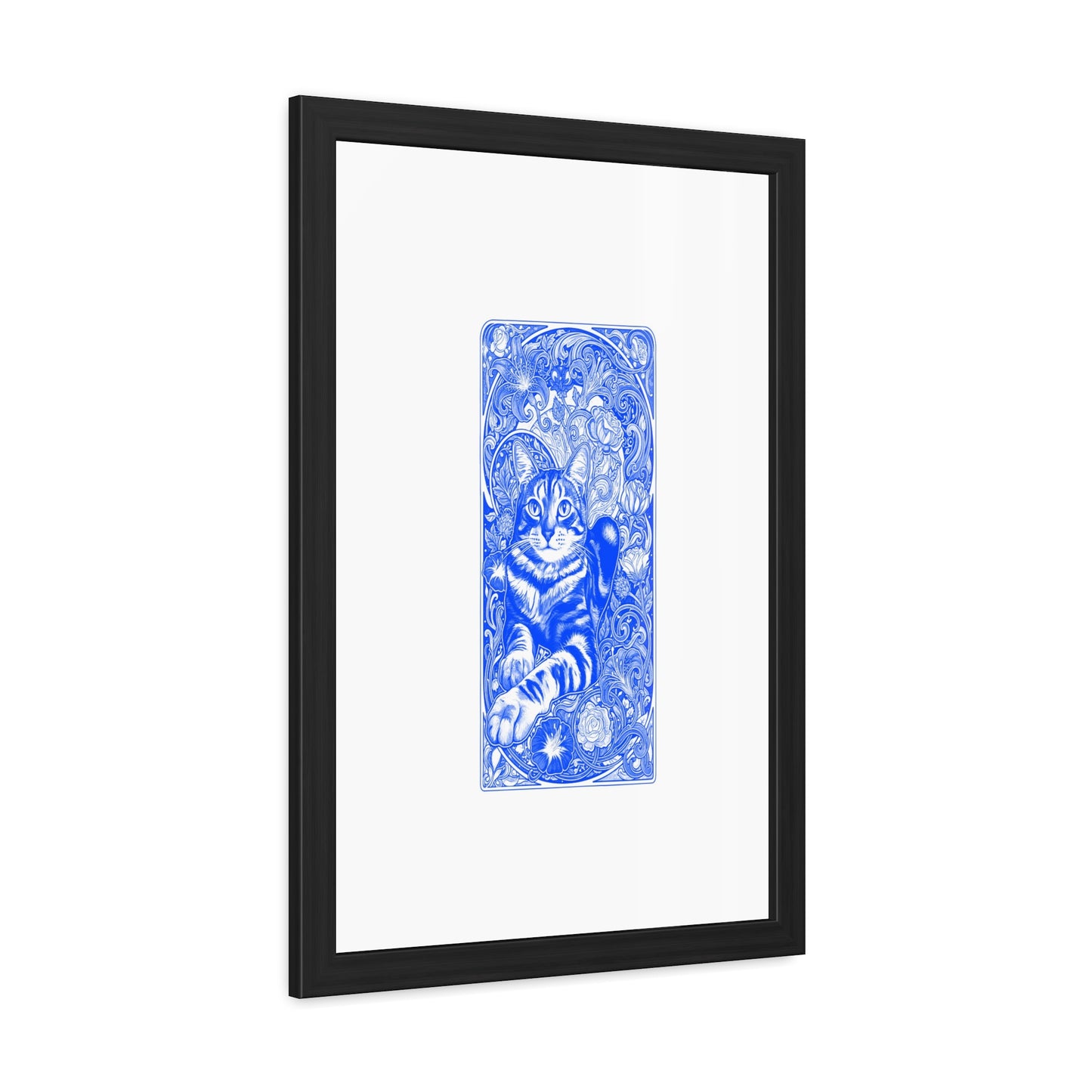 Art Nouveaux Cat Framed Posters