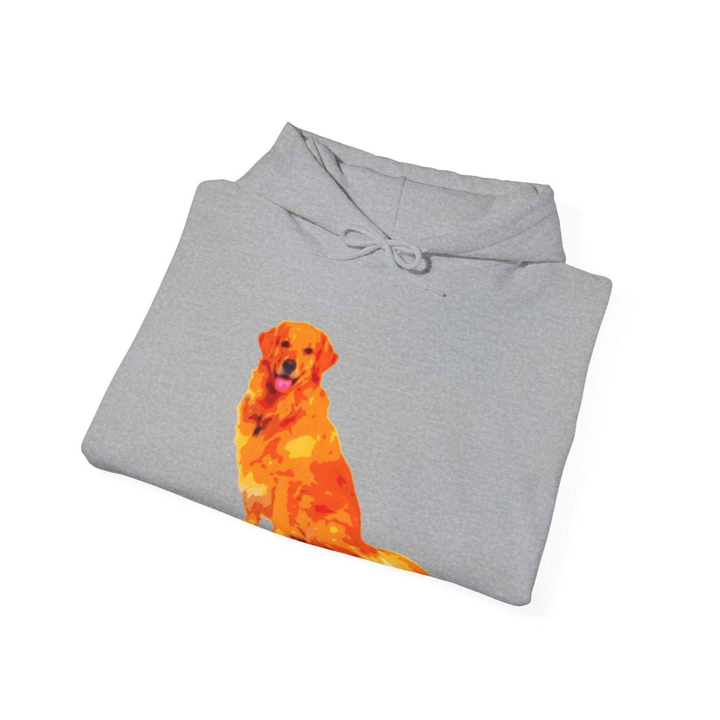 Vibrant Golden Retriever Hoodie, Pet Lover Gift, Cozy Sweatshirt, Animal Art Apparel, Dog Mom Outfit, Christmas Wear, Cute Canine Fashion