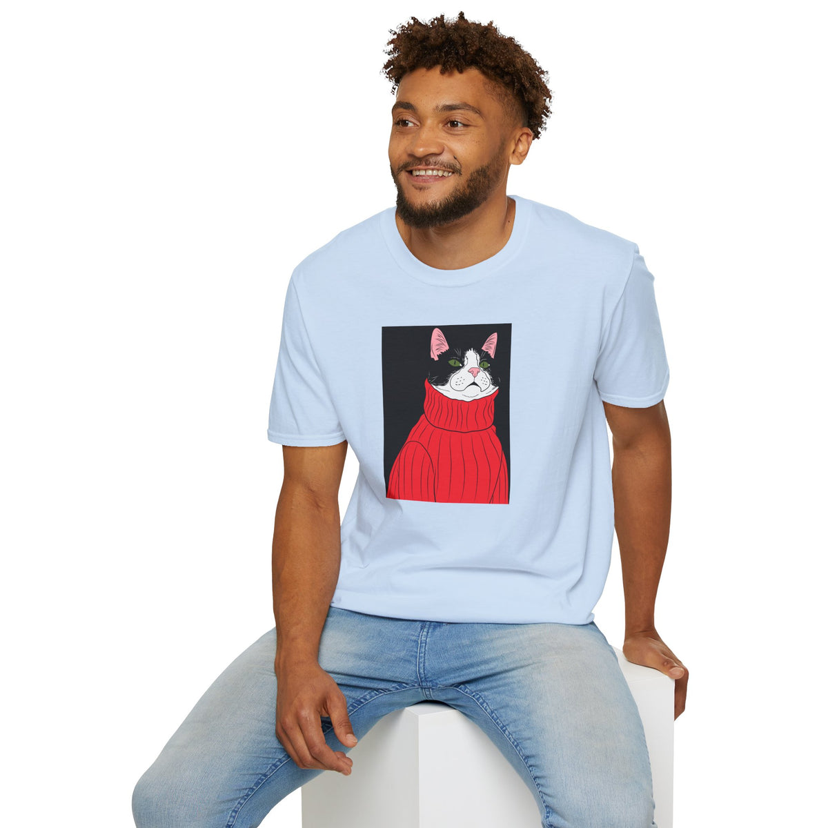 Lazy Cat Unisex Softstyle T-Shirt