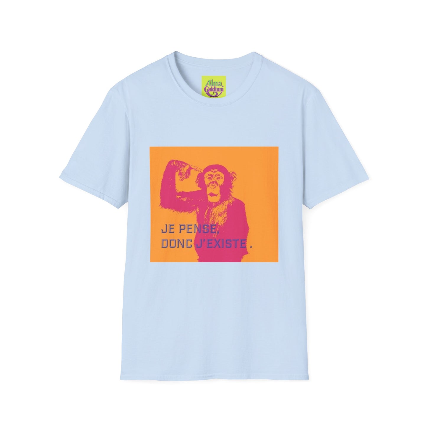 Philosophical Monkey Unisex Softstyle T-Shirt