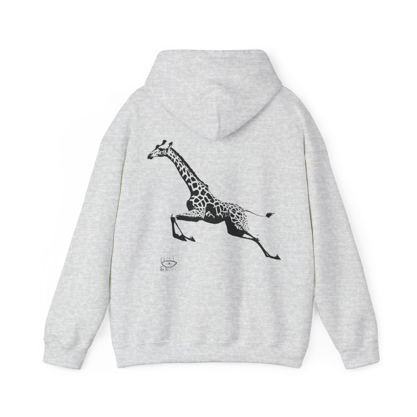 Giraffe Print Hoodie - Cozy Gift for Animal Lovers, Unisex Sweatshirt, Wildlife Fashion, Nature Gift, Unique Apparel