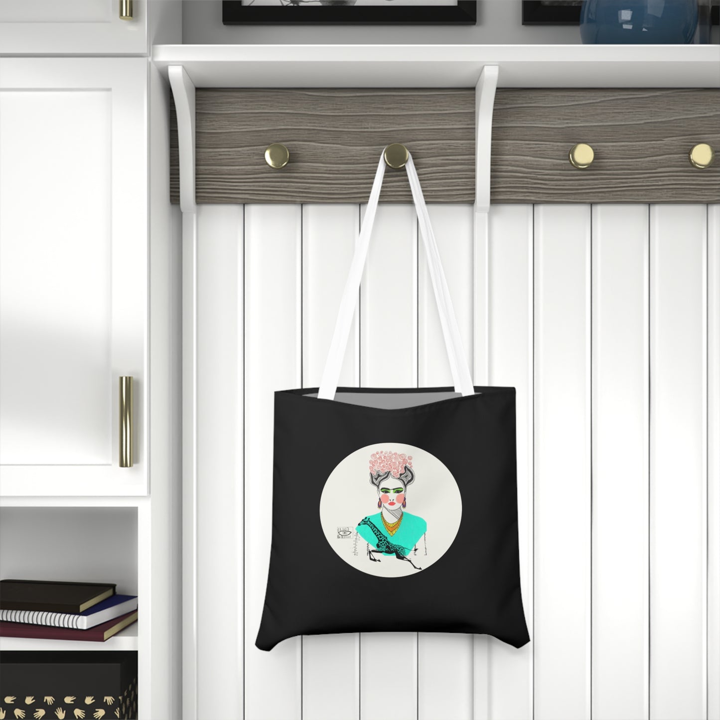 Frida Kahlo Tote Bag, Fashion Accessory, Eco-Friendly Shopping, Stylish Gift, Everyday Carryall