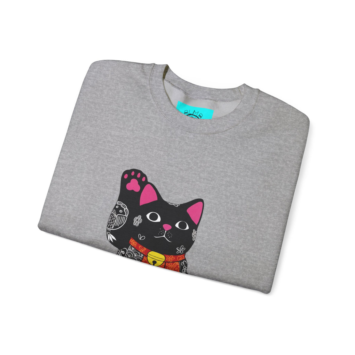 Good luck cat Unisex Heavy Blend™ Crewneck Sweatshirt