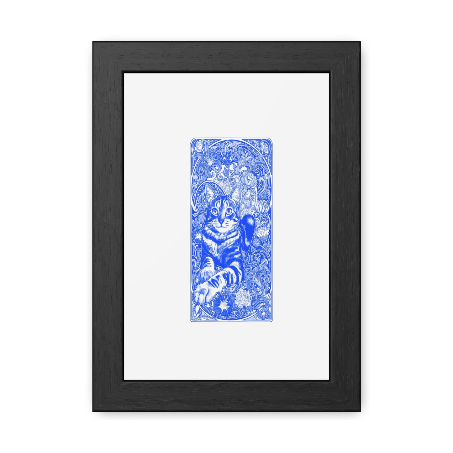 Art Nouveaux Cat Framed Posters