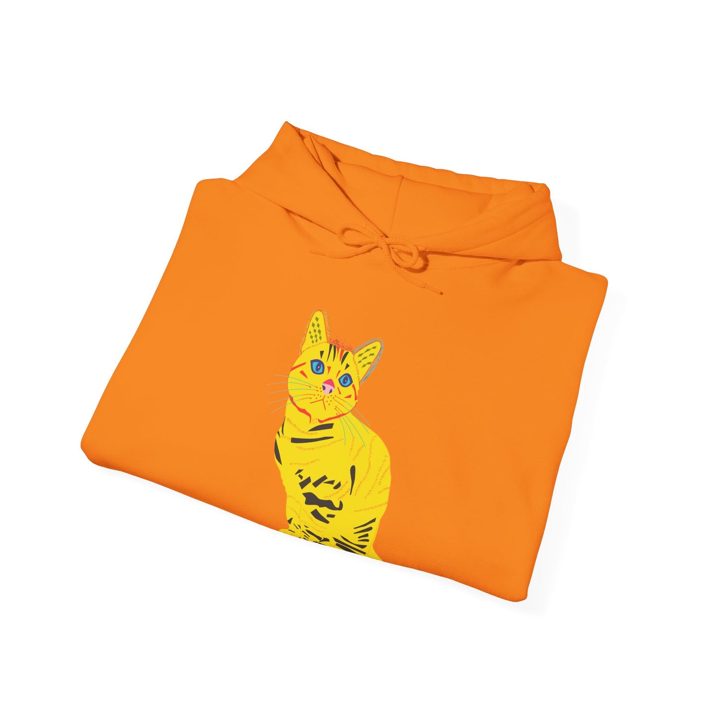 Yellow Cat Unisex Heavy Blend™ Hooded Sweatshirt
