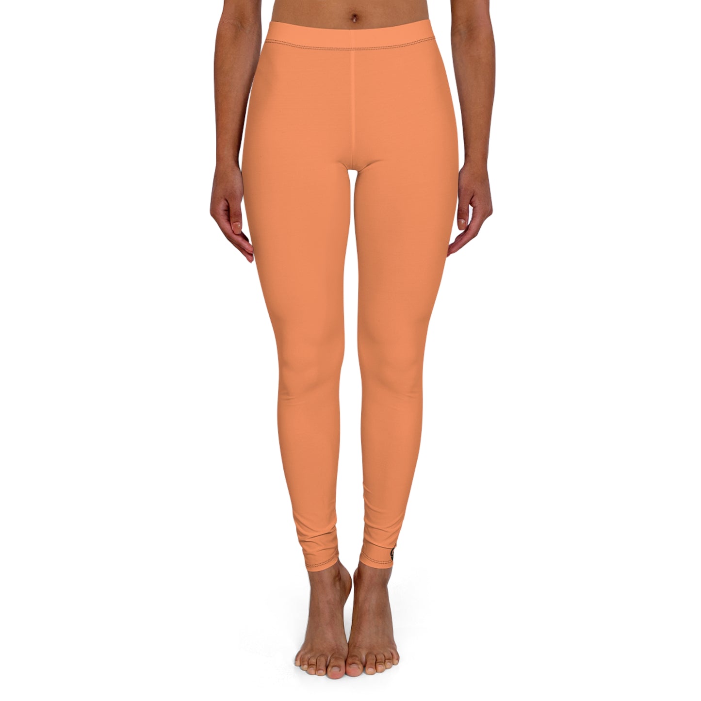 Salmon Women's Casual Spandex Leggings (AOP)