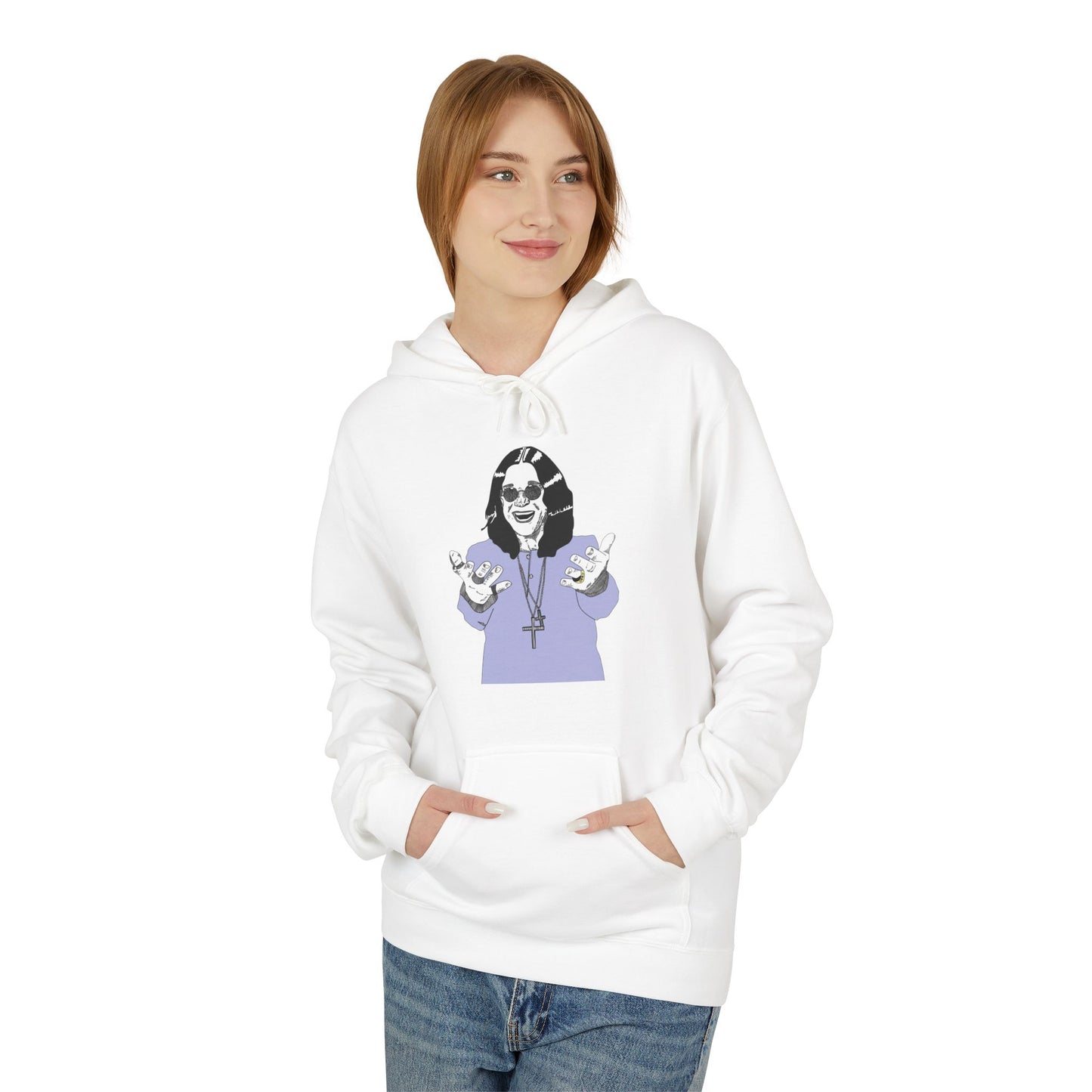 Rock Icons Unisex Midweight Softstyle Fleece Hoodie