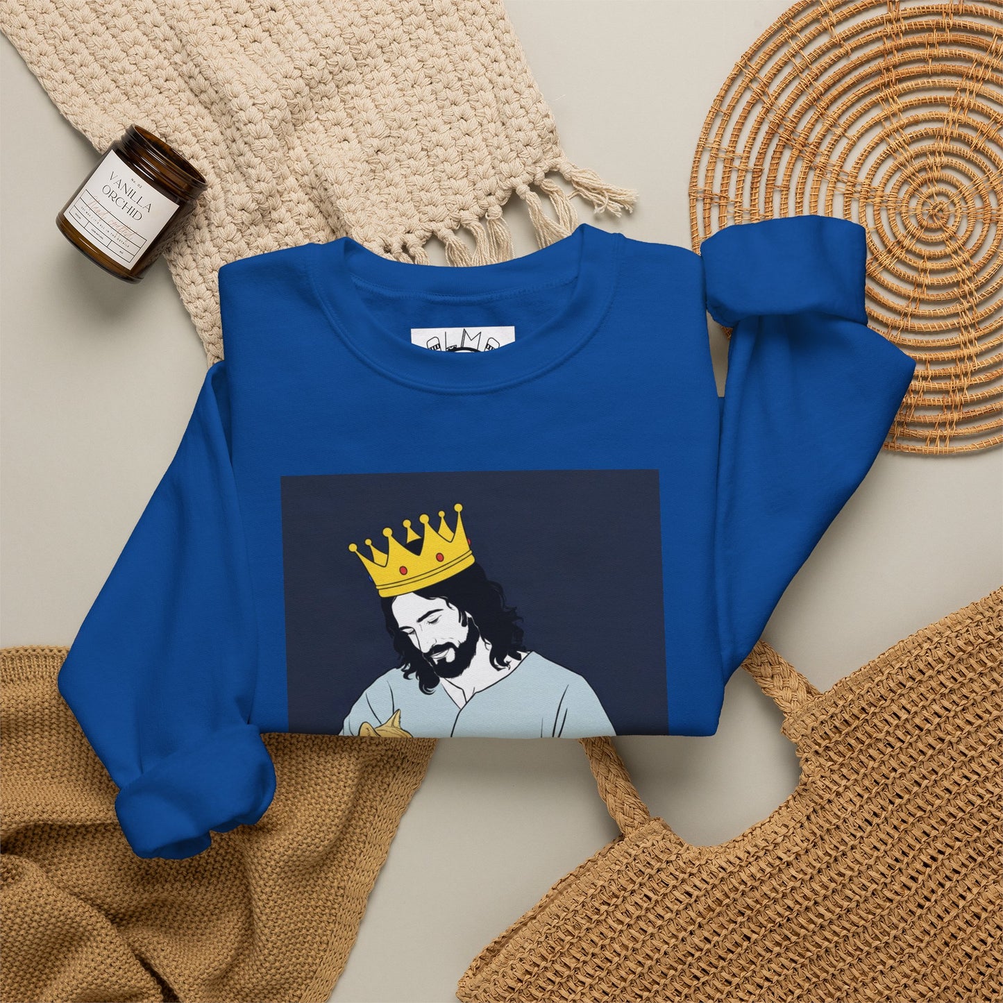 Jeus and cat Unisex Heavy Blend™ Crewneck Sweatshirt