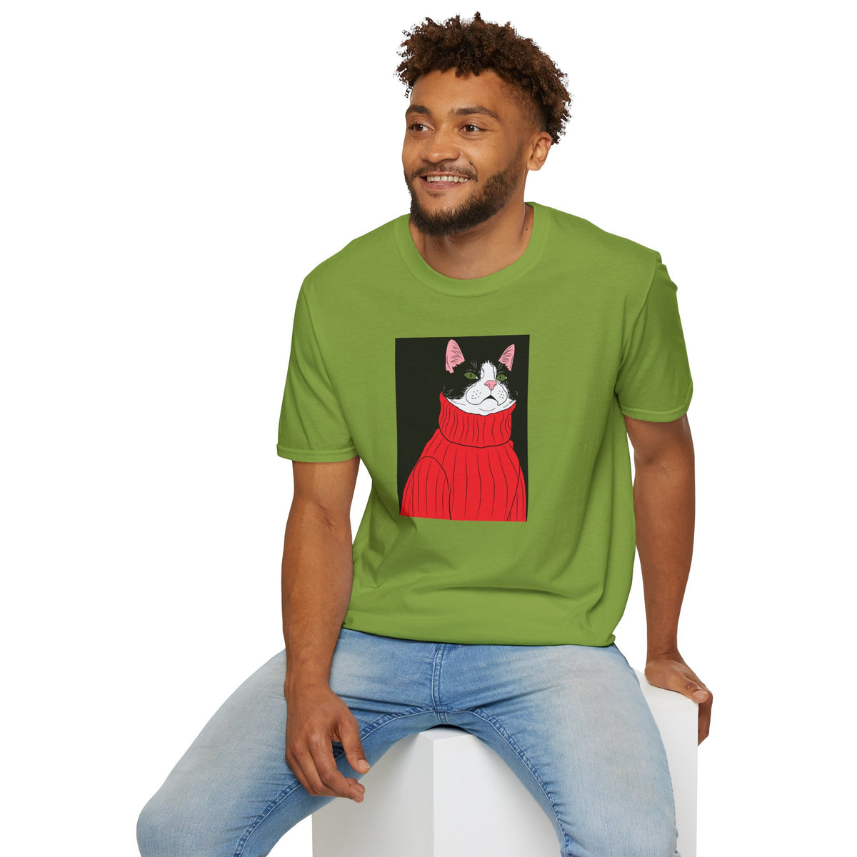 Lazy Cat Unisex Softstyle T-Shirt