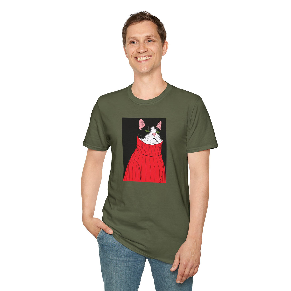 Lazy Cat Unisex Softstyle T-Shirt