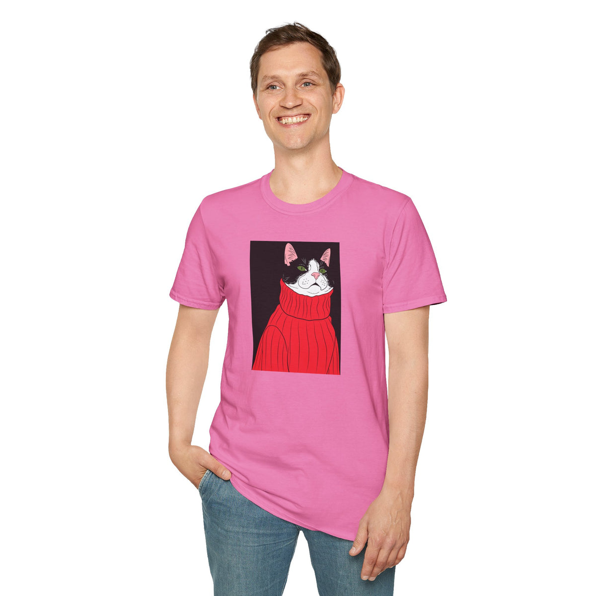 Lazy Cat Unisex Softstyle T-Shirt