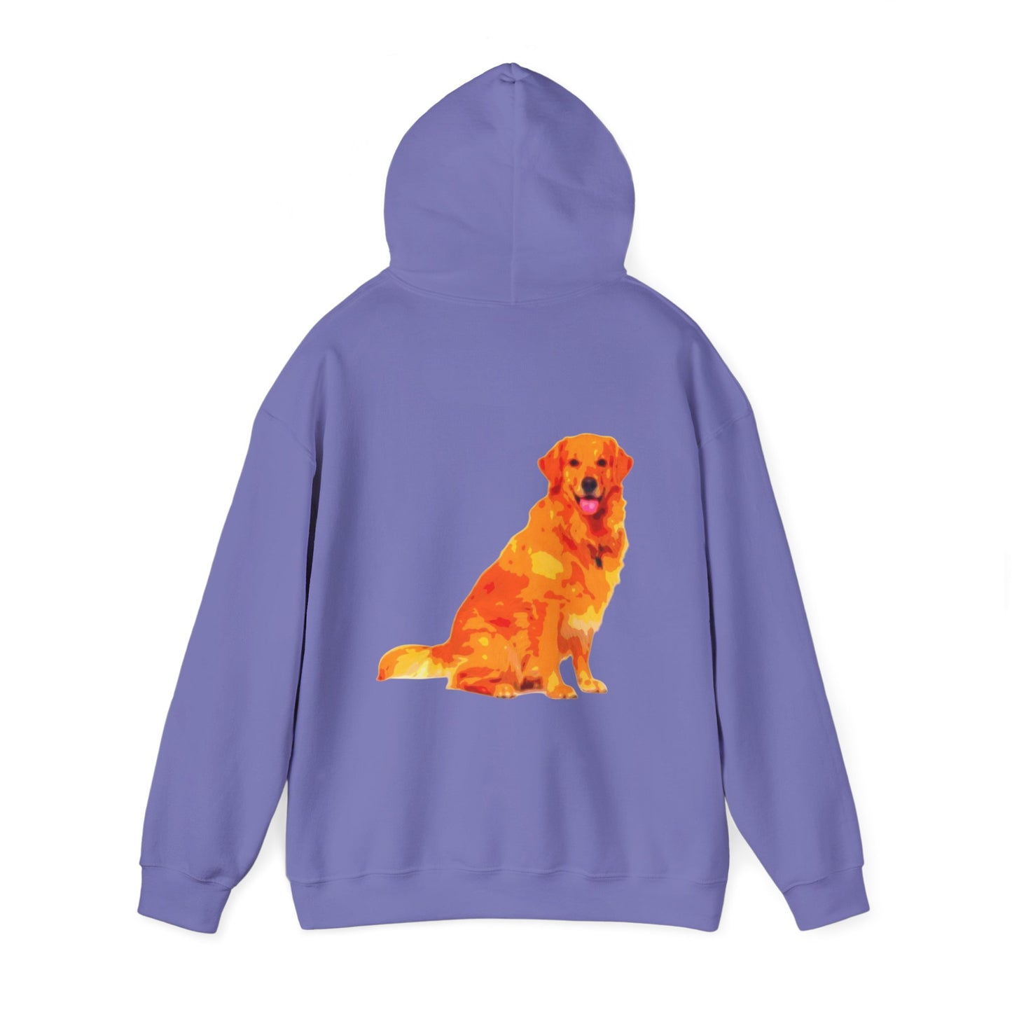 Vibrant Golden Retriever Hoodie, Pet Lover Gift, Cozy Sweatshirt, Animal Art Apparel, Dog Mom Outfit, Christmas Wear, Cute Canine Fashion