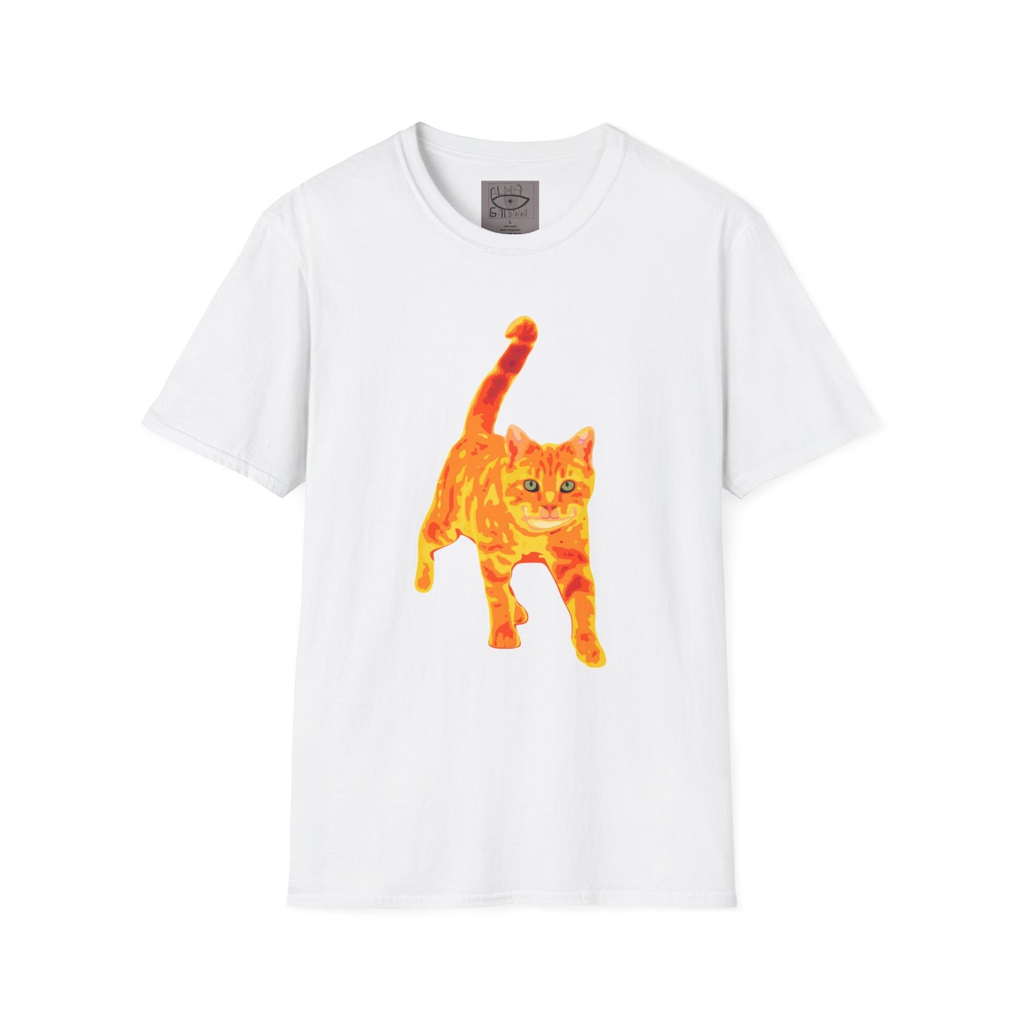 Bright Ginger Cat Unisex Softstyle T-Shirt