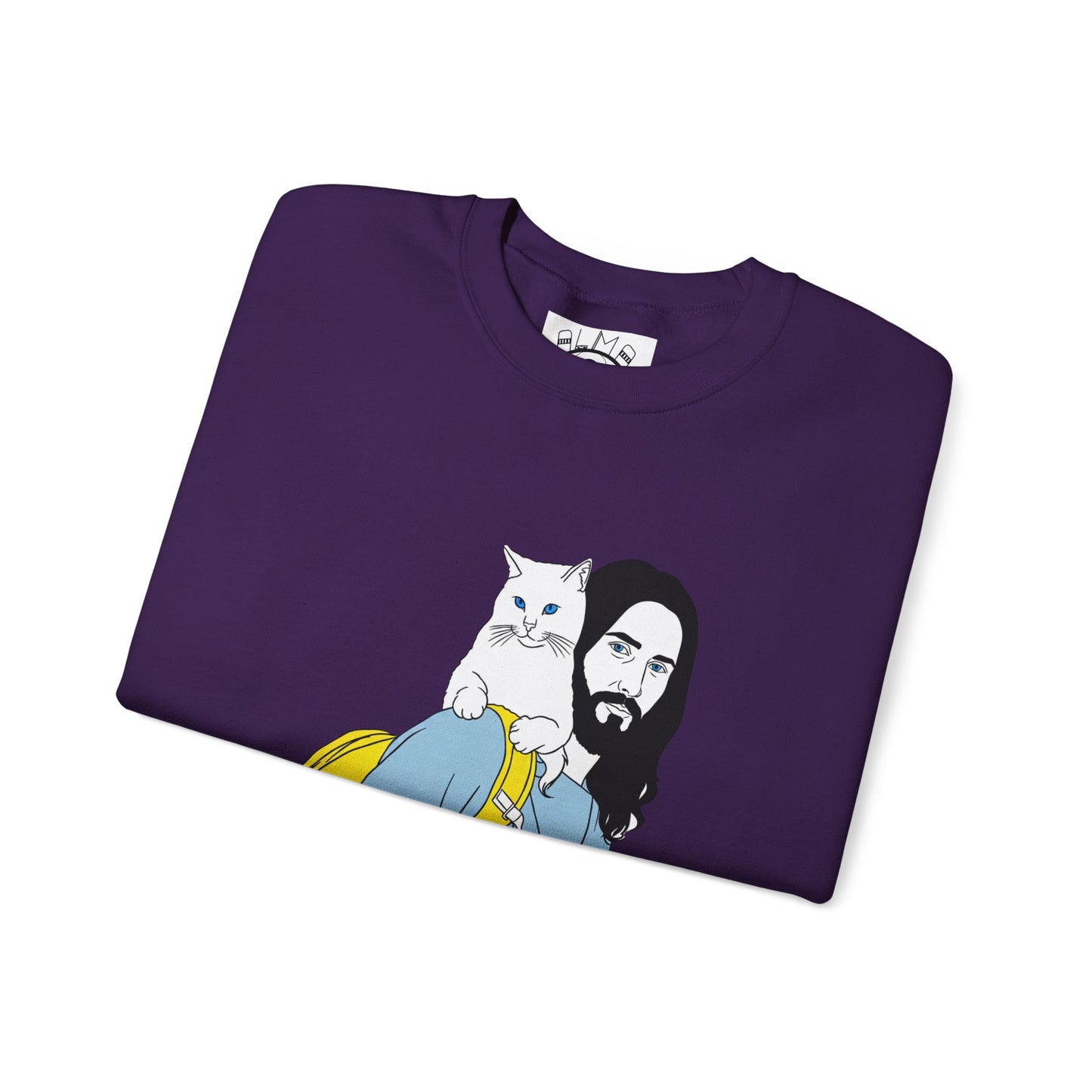 Jeus and cat Unisex Heavy Blend™ Crewneck Sweatshirt