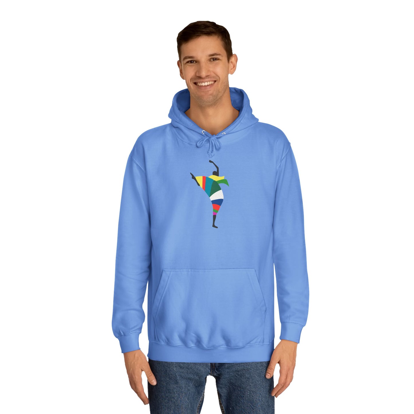 Colorful Dancer Unisex College Hoodie - Stylish Daily Wear