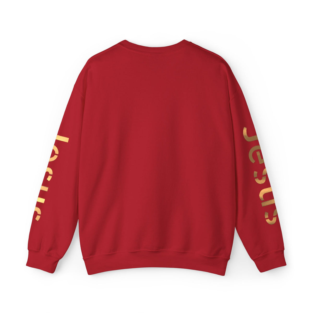 Jesus Gold Script Crewneck Sweatshirt