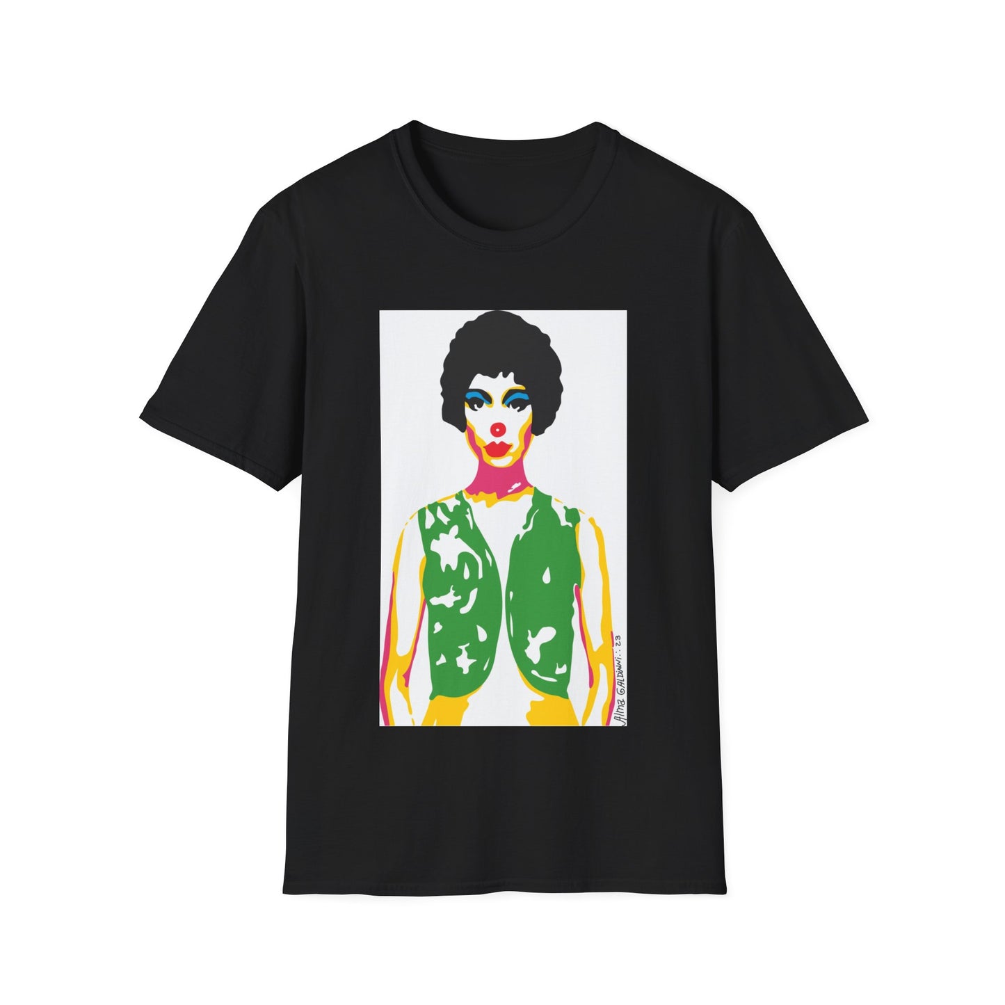 Pop Art Femme Portrait T-Shirt