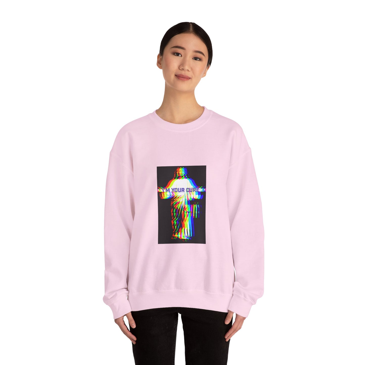 Pop Jesus Unisex Heavy Blend™ Crewneck Sweatshirt