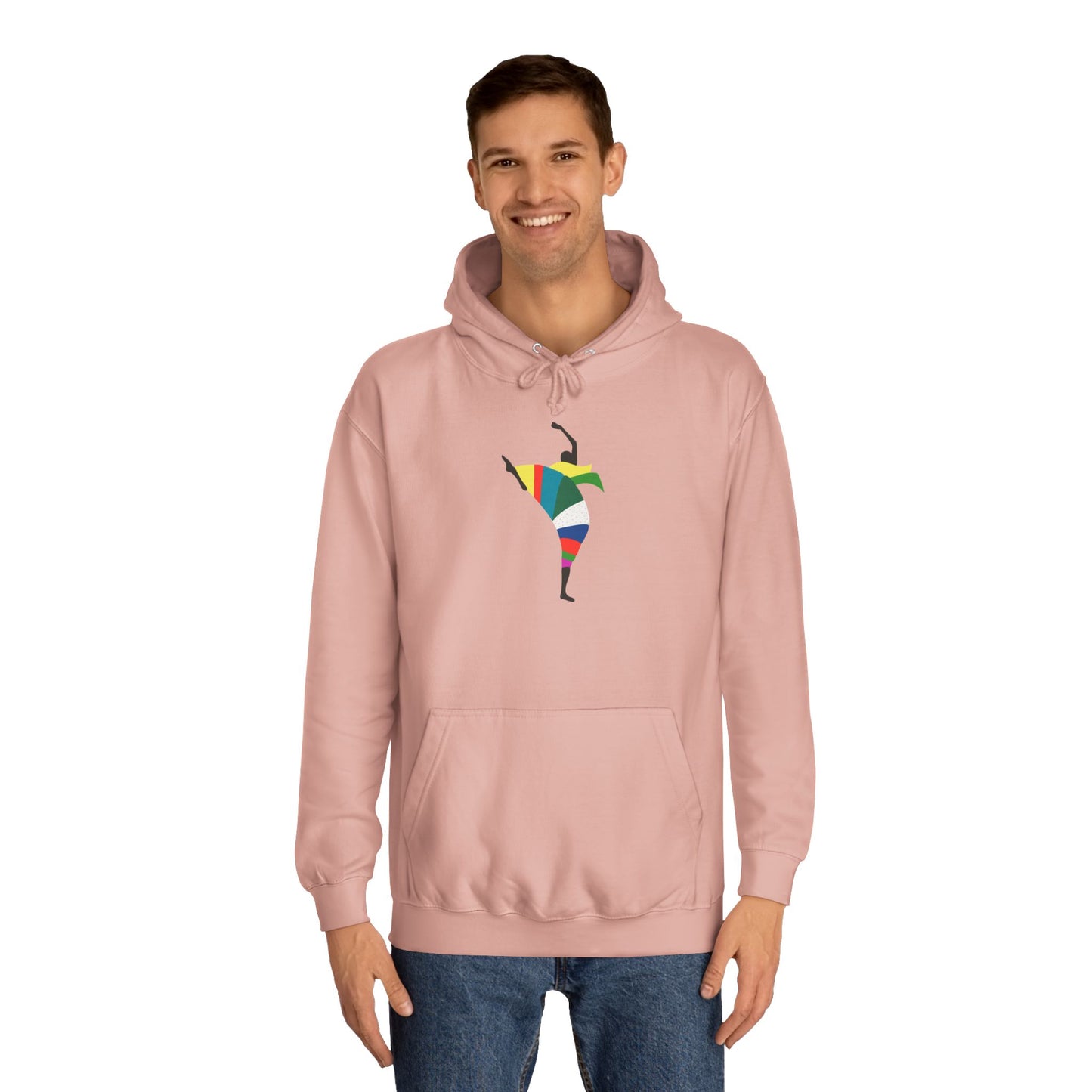 Colorful Dancer Unisex College Hoodie - Stylish Daily Wear