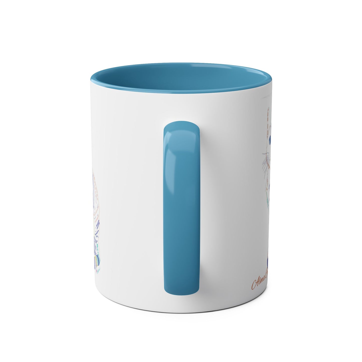 White Cat Mug